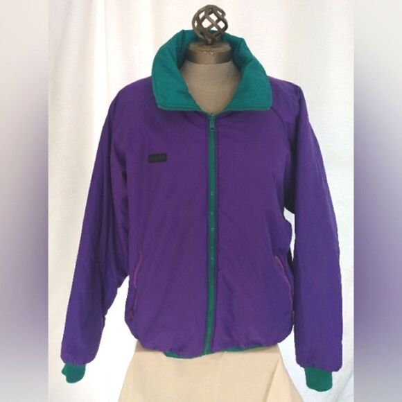 Columbia Reversible Spring & Fall Windbreaker Jacket SZ medium - Large Vintage - Picture 5 of 16